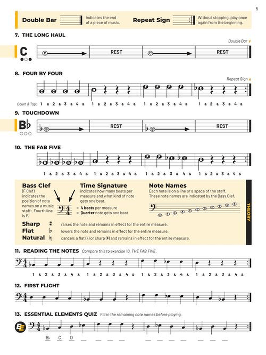 Essential Elements for Band – Baritone B.C. Book 1 with Online Resources Concert Band Methods scores gallery preview page 3