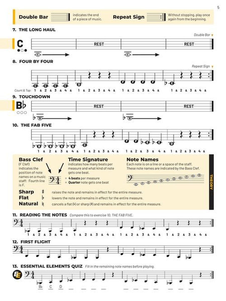 Essential Elements for Band – Tuba Book 1 with Online Resources Concert Band Methods scores gallery preview page 3