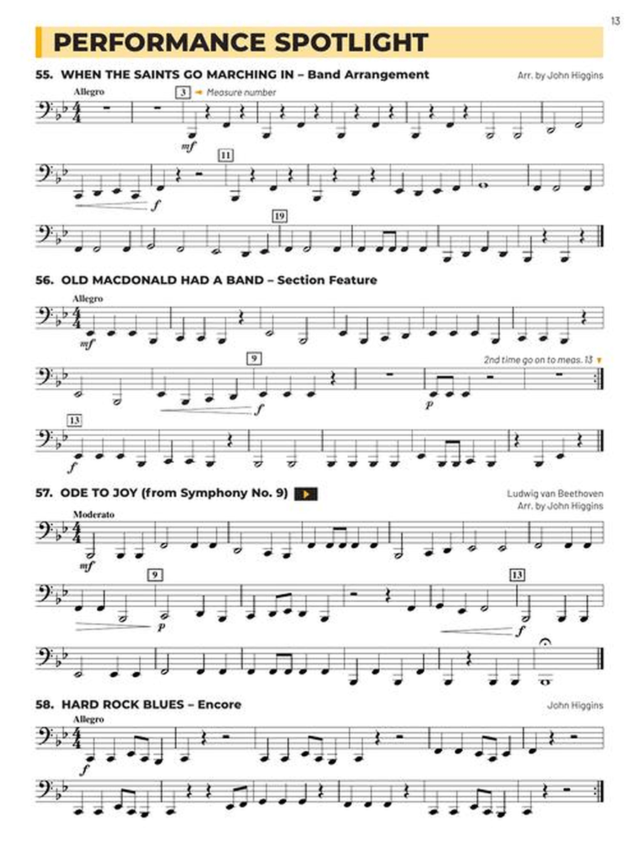 Essential Elements for Band – Tuba Book 1 with Online Resources Concert Band Methods scores gallery preview page 5
