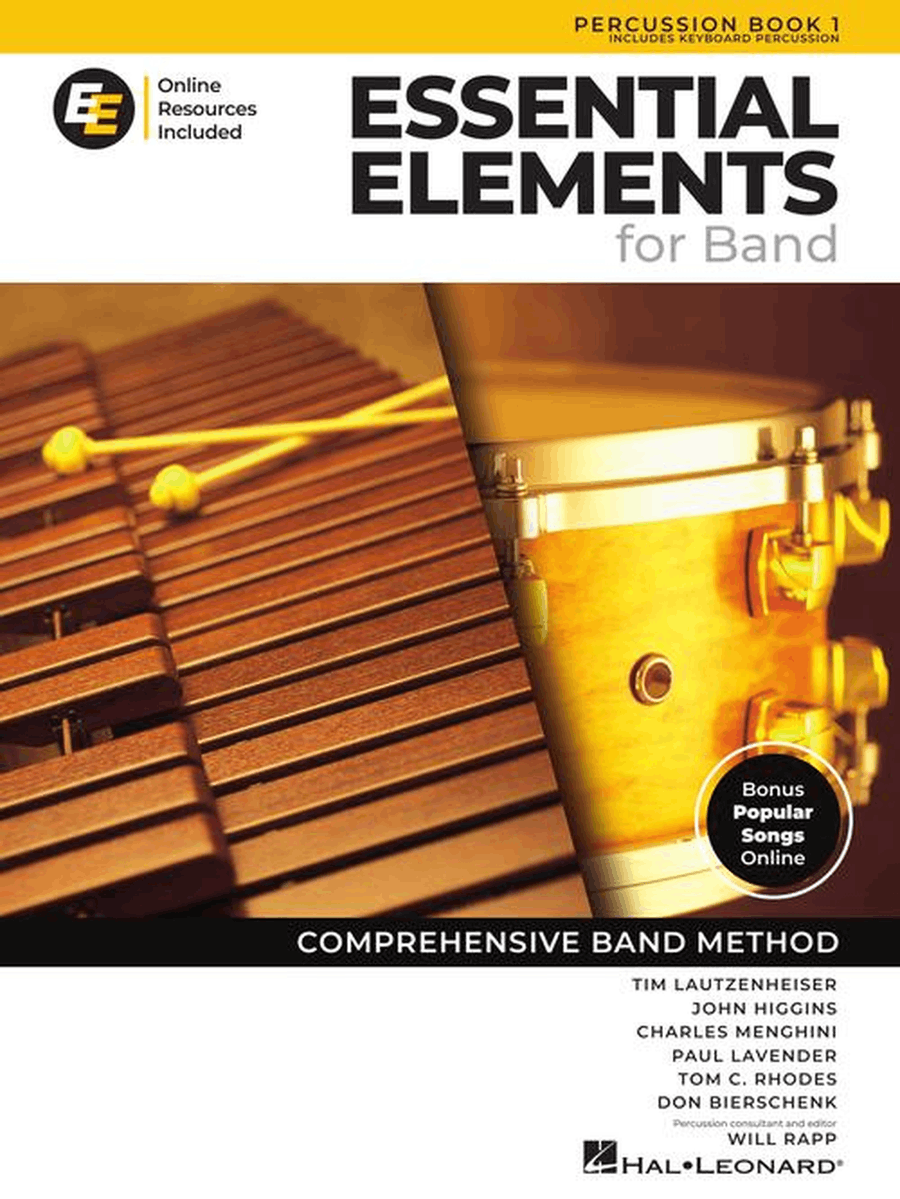 Essential Elements for Band – Percussion/Keyboard Percussion Book 1 Online Resources Concert Band Methods scores gallery preview page 2