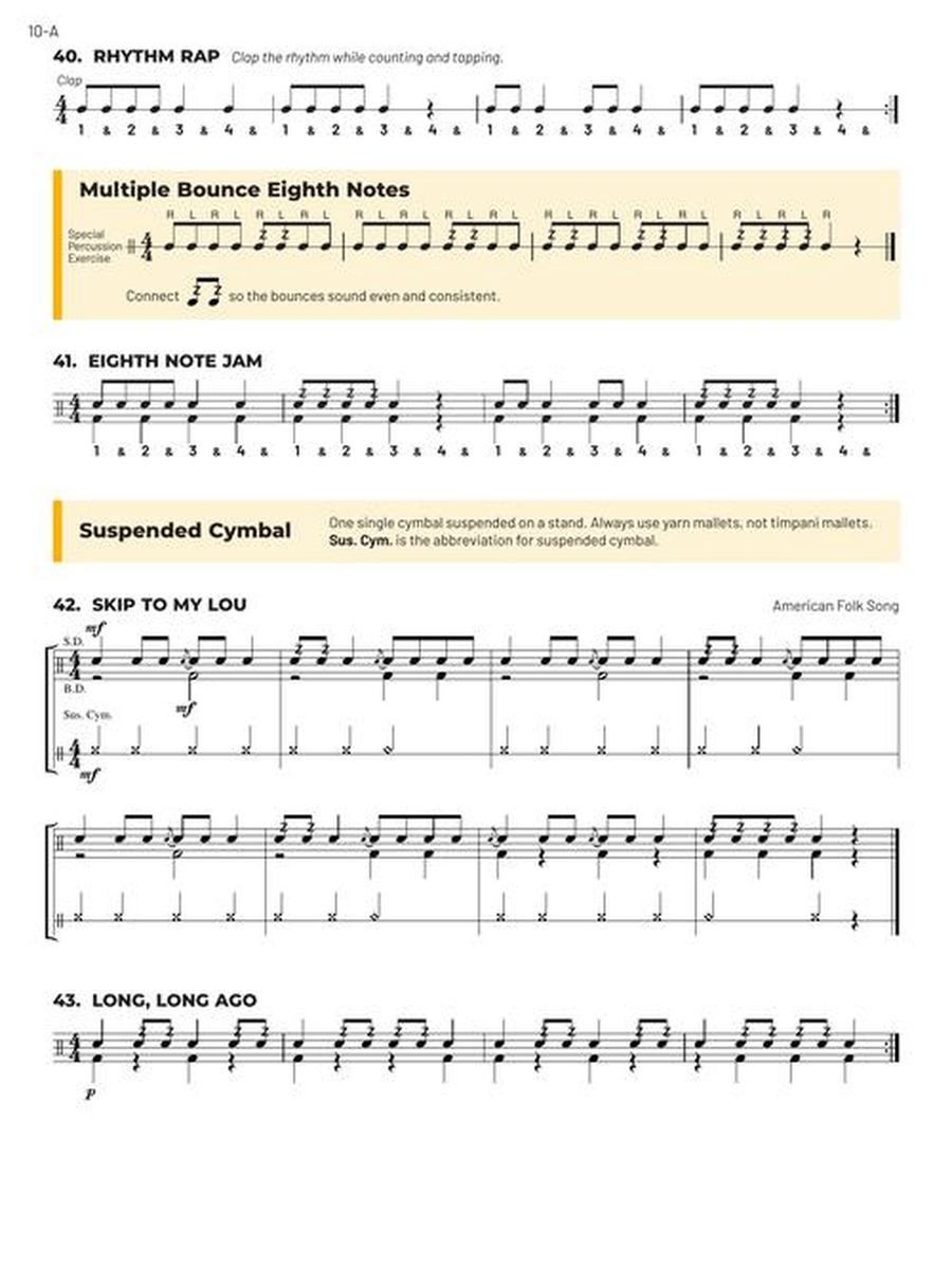 Essential Elements for Band – Percussion/Keyboard Percussion Book 1 Online Resources Concert Band Methods scores gallery preview page 5