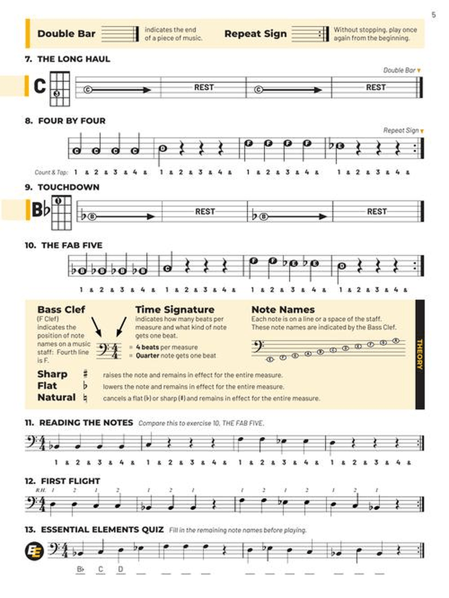 Essential Elements for Band – Electric Bass Book 1 with Online Resources Concert Band Methods scores gallery preview page 3