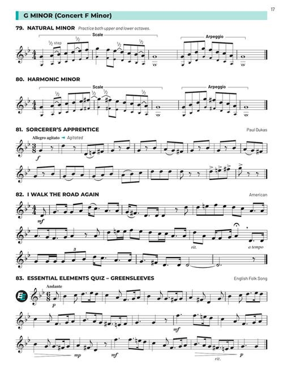 Essential Technique for Band – Bb Trumpet Book 3 with Online Resources Concert Band Methods scores gallery preview page 3