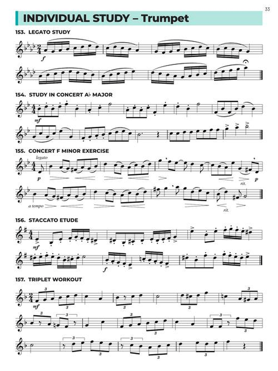 Essential Technique for Band – Bb Trumpet Book 3 with Online Resources Concert Band Methods scores gallery preview page 5