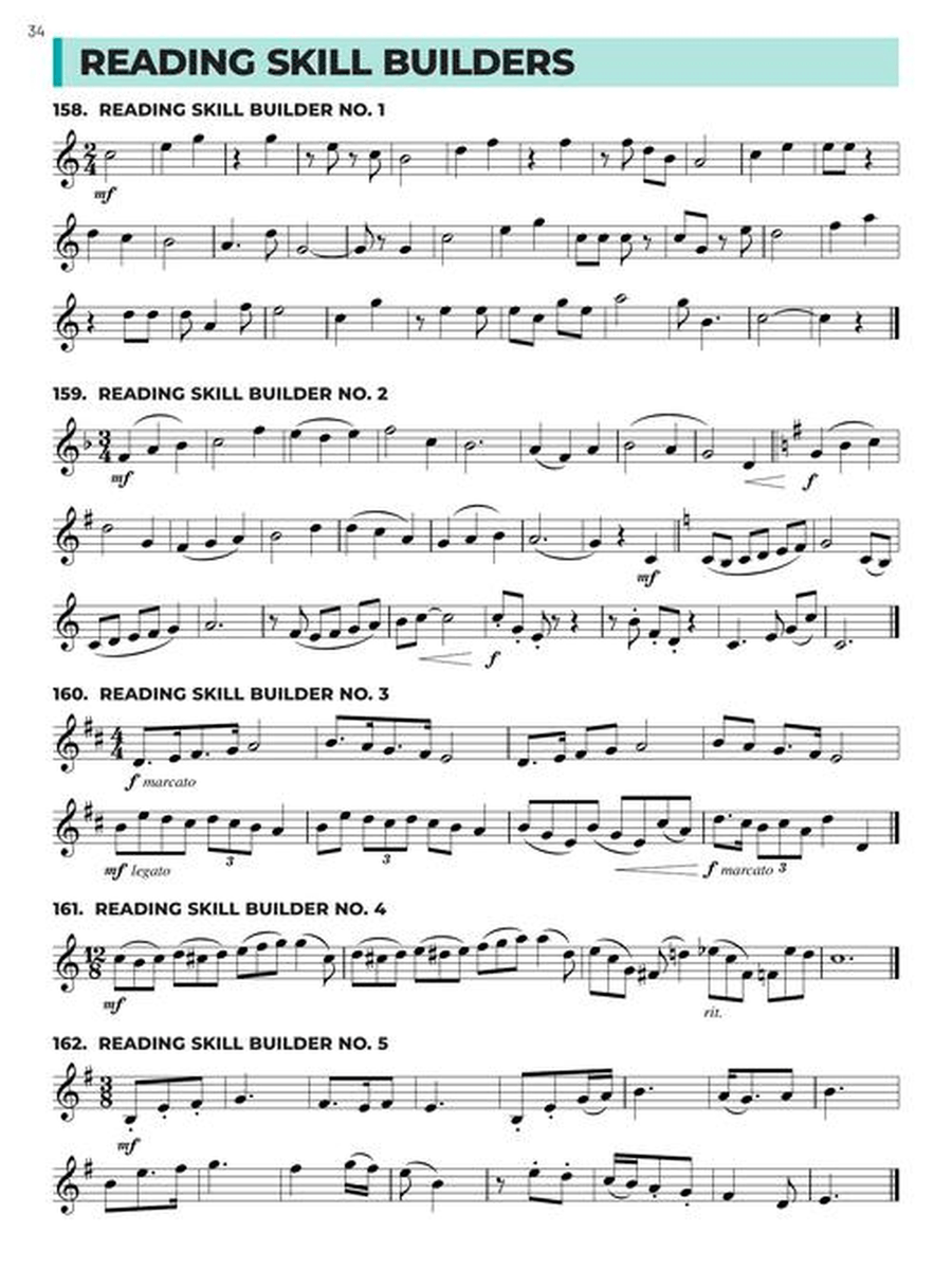 Essential Technique for Band – Bb Trumpet Book 3 with Online Resources Concert Band Methods scores gallery preview page 6