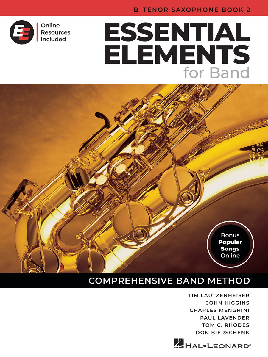 Essential Elements for Band – Bb Tenor Sax Book 2 with EEi Concert Band Methods scores gallery preview page 1