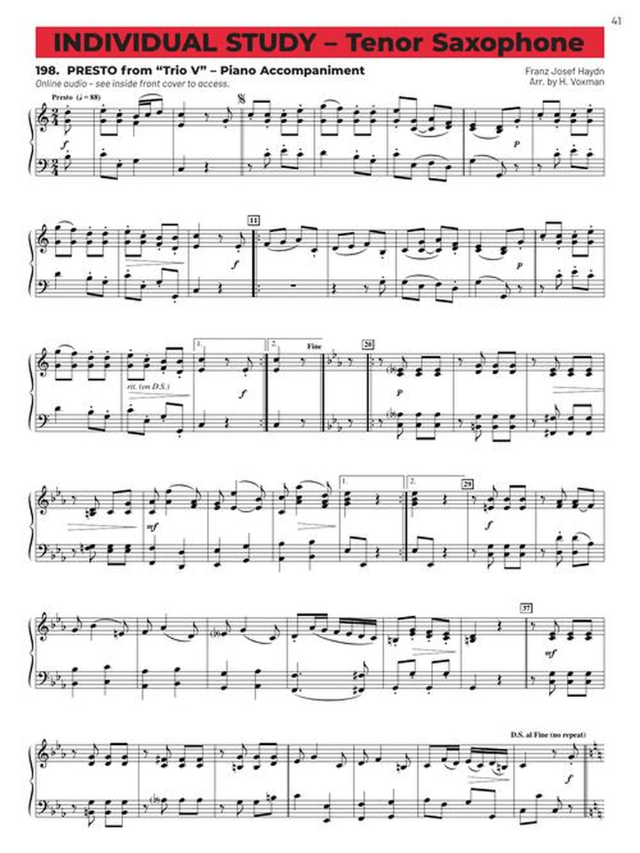 Essential Elements for Band – Bb Tenor Sax Book 2 with EEi Concert Band Methods scores gallery preview page 6