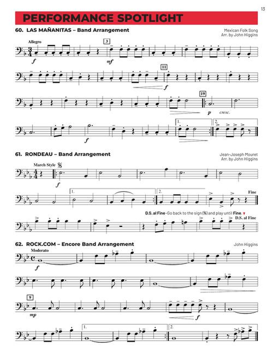 Essential Elements for Band – Trombone Book 2 with EEi Concert Band Methods scores gallery preview page 5
