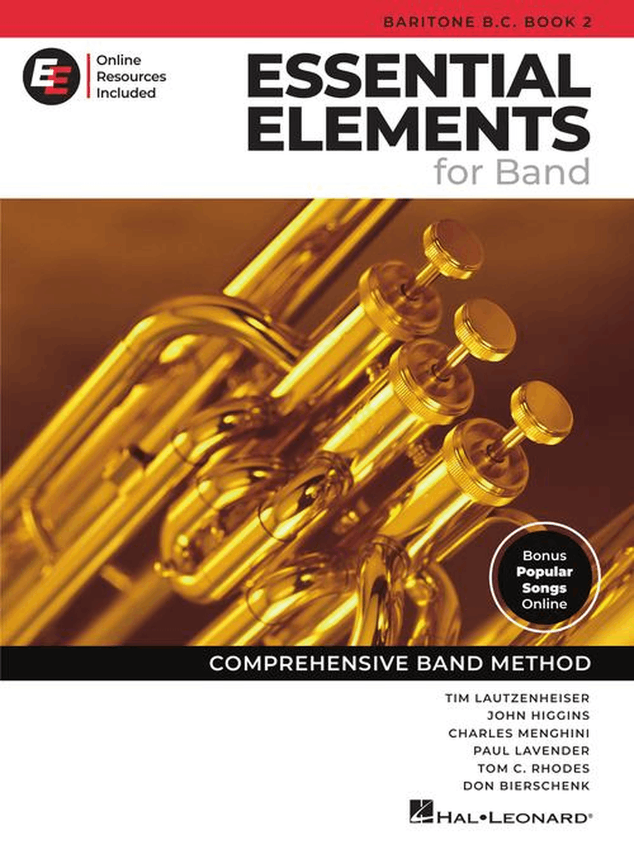 Essential Elements for Band – Baritone B.C. Book 2 with EEi Concert Band Methods scores gallery preview page 2
