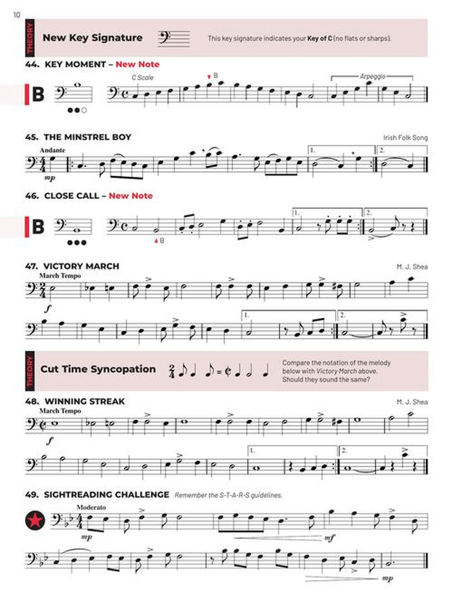 Essential Elements for Band – Baritone B.C. Book 2 with EEi Concert Band Methods scores gallery preview page 4