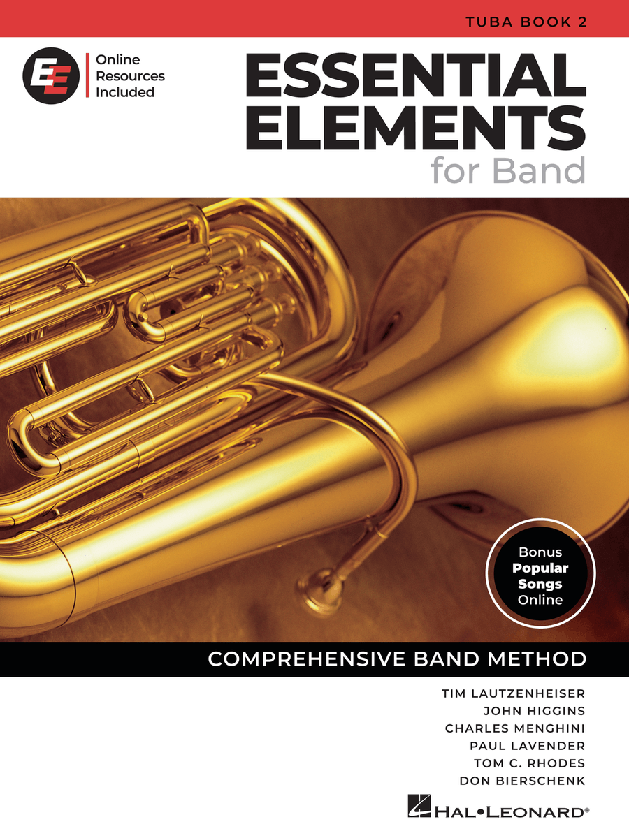 Essential Elements for Band – Tuba Book 2 with EEi Concert Band Methods scores gallery preview page 1