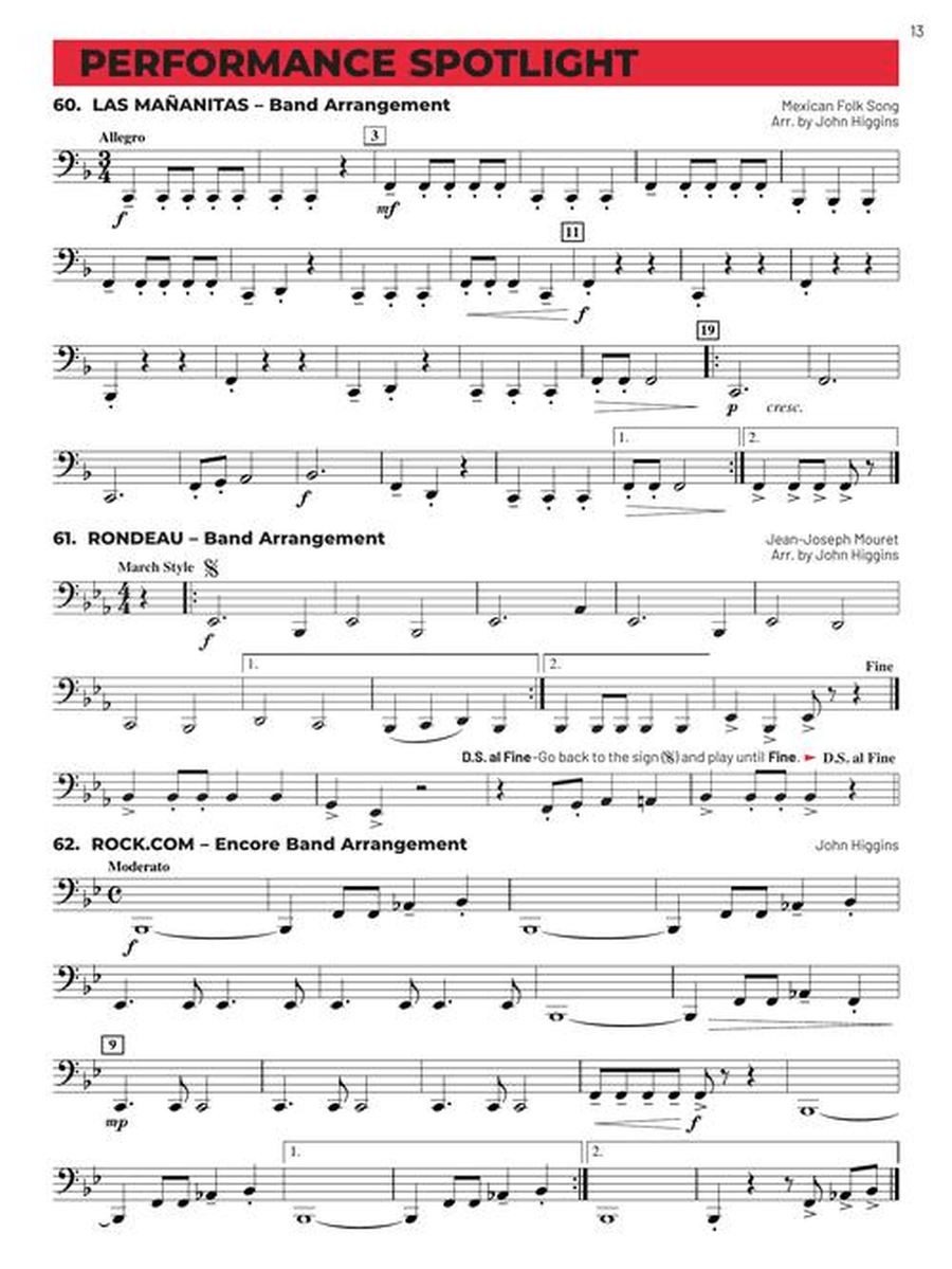 Essential Elements for Band – Tuba Book 2 with EEi Concert Band Methods scores gallery preview page 5