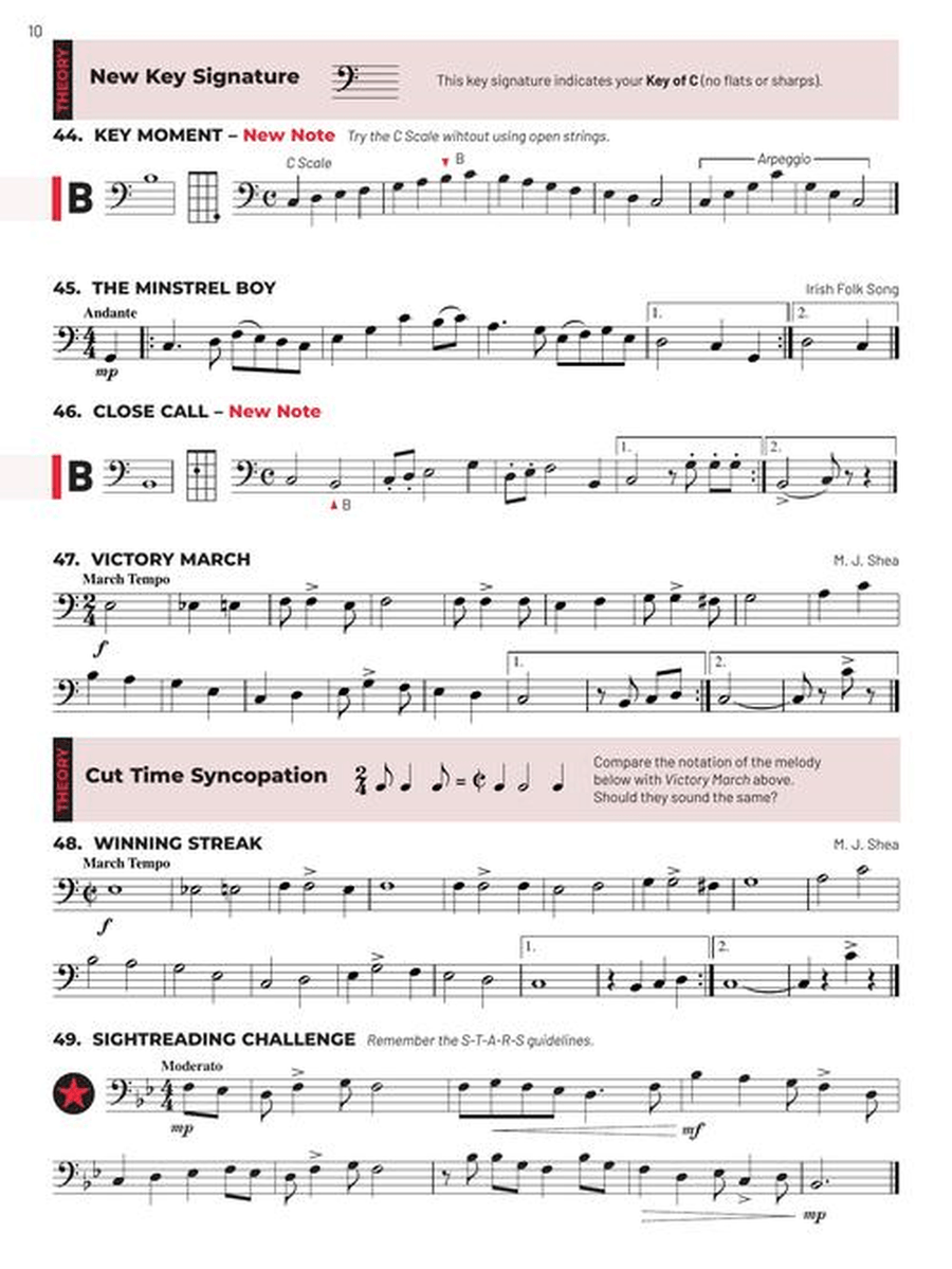 Essential Elements for Band – Electric Bass Book 2 with EEi Concert Band Methods scores gallery preview page 4