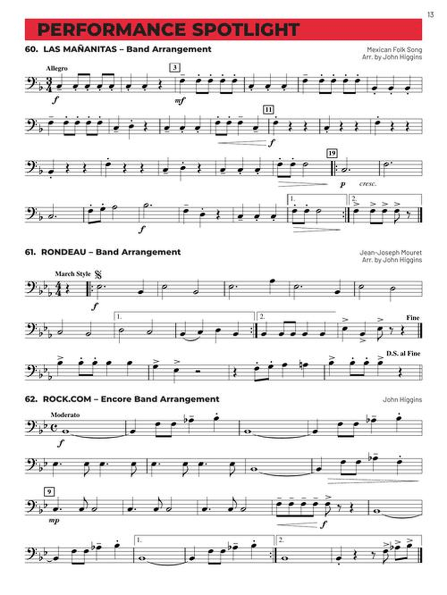 Essential Elements for Band – Electric Bass Book 2 with EEi Concert Band Methods scores gallery preview page 5