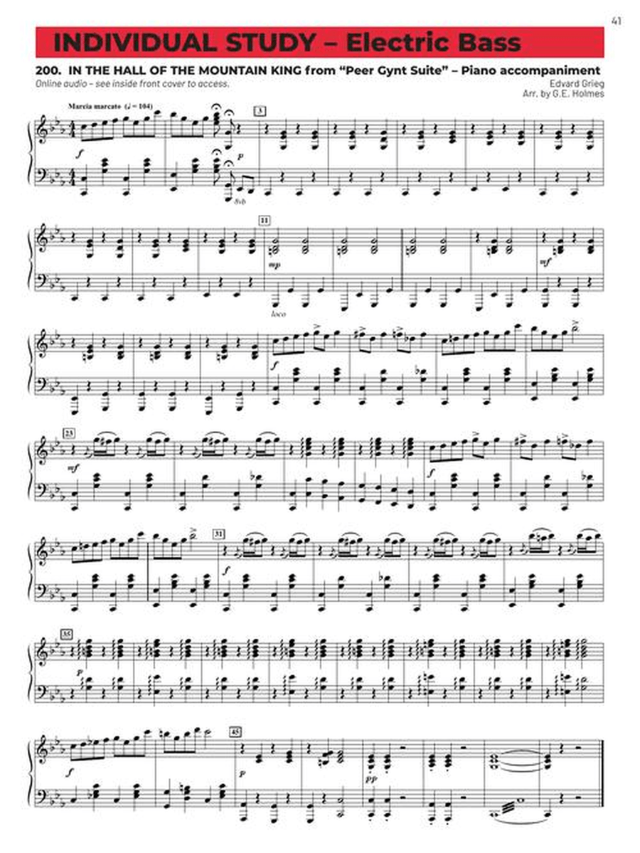 Essential Elements for Band – Electric Bass Book 2 with EEi Concert Band Methods scores gallery preview page 6