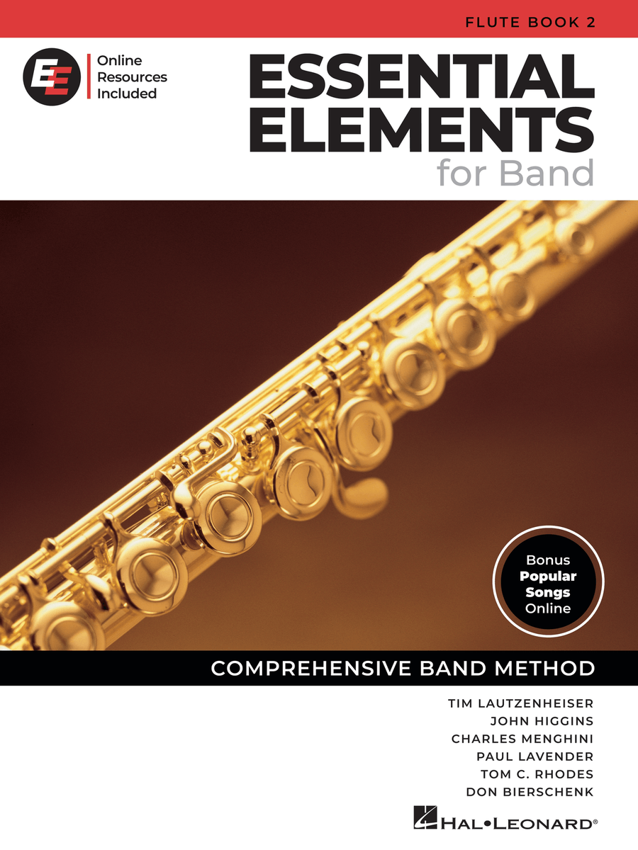 Essential Elements for Band – Flute Book 2 with EEi Concert Band Methods scores gallery preview page 1