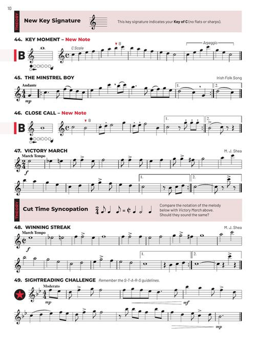 Essential Elements for Band – Flute Book 2 with EEi Concert Band Methods scores gallery preview page 4