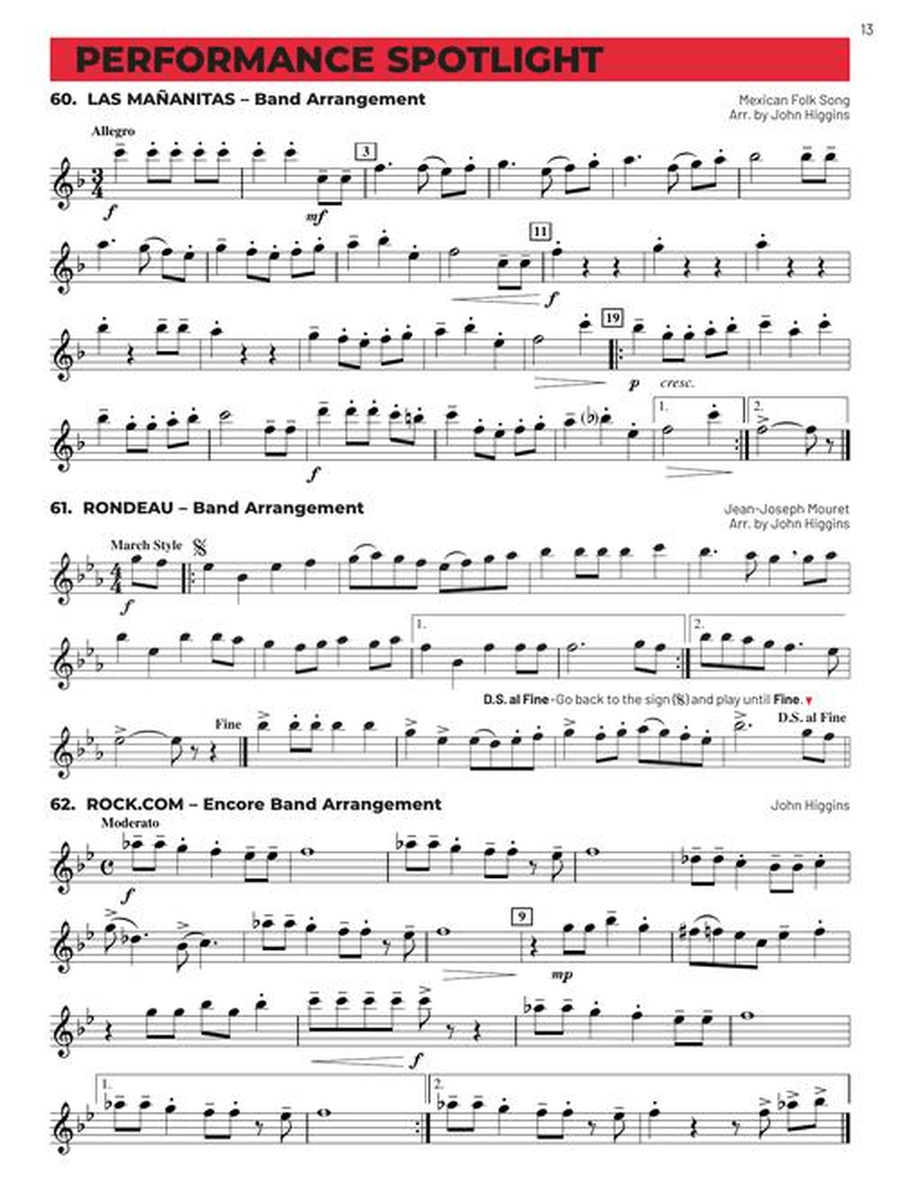 Essential Elements for Band – Flute Book 2 with EEi Concert Band Methods scores gallery preview page 5