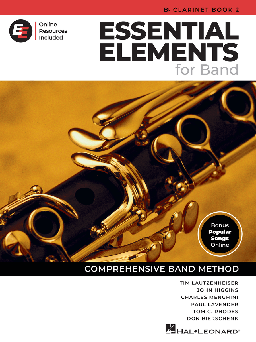 Essential Elements for Band – Bb Clarinet Book 2 with EEi Concert Band Methods scores gallery preview page 1