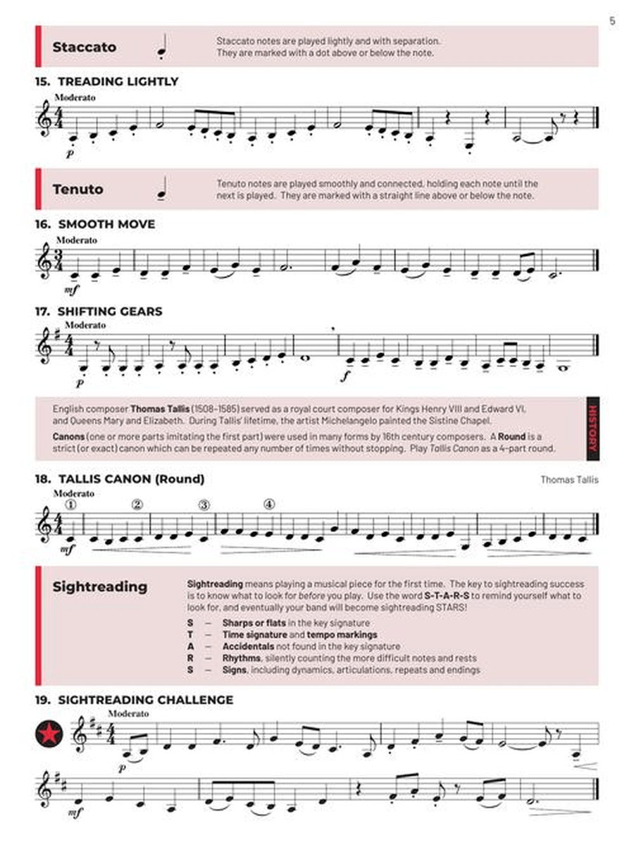 Essential Elements for Band – Bb Alto Clarinet Book 2 with EEi Concert Band Methods scores gallery preview page 3