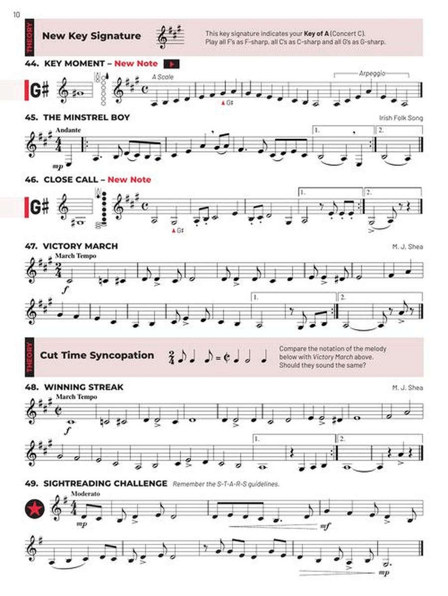Essential Elements for Band – Bb Alto Clarinet Book 2 with EEi Concert Band Methods scores gallery preview page 4