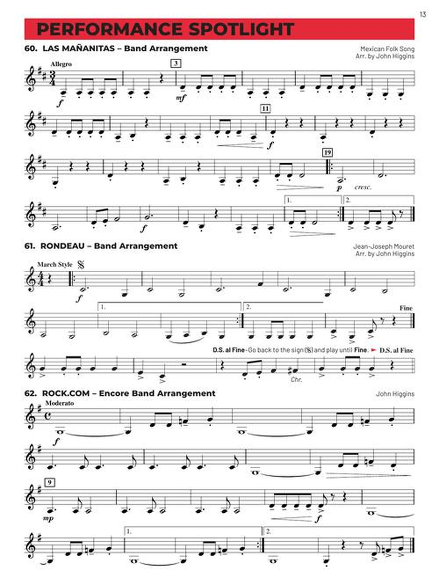 Essential Elements for Band – Bb Alto Clarinet Book 2 with EEi Concert Band Methods scores gallery preview page 5