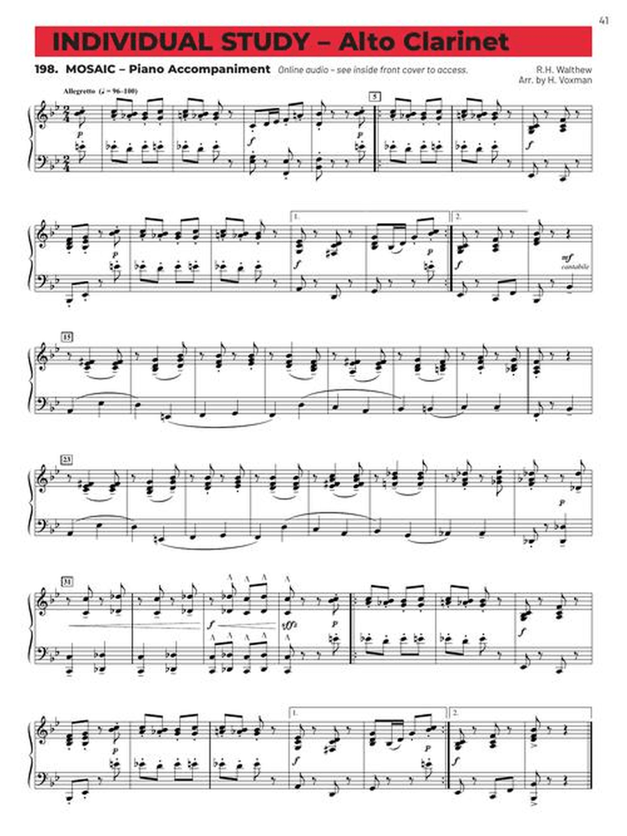 Essential Elements for Band – Bb Alto Clarinet Book 2 with EEi Concert Band Methods scores gallery preview page 6