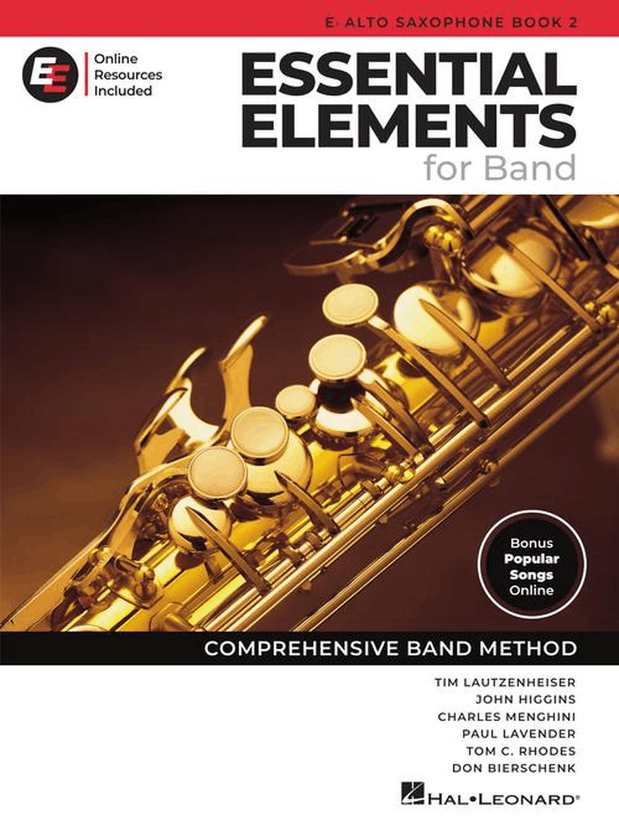 Essential Elements for Band – Eb Alto Sax Book 2 with EEi Concert Band Methods scores gallery preview page 2