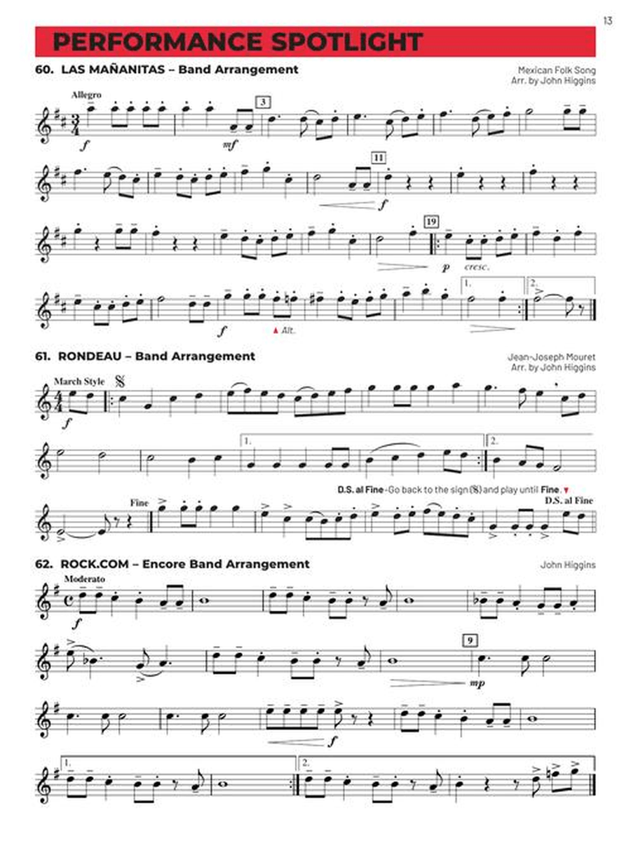 Essential Elements for Band – Eb Alto Sax Book 2 with EEi Concert Band Methods scores gallery preview page 5