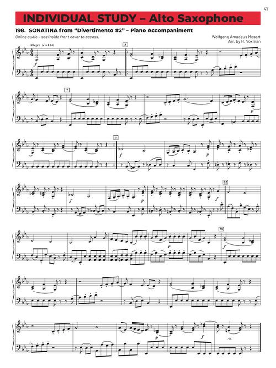 Essential Elements for Band – Eb Alto Sax Book 2 with EEi Concert Band Methods scores gallery preview page 6