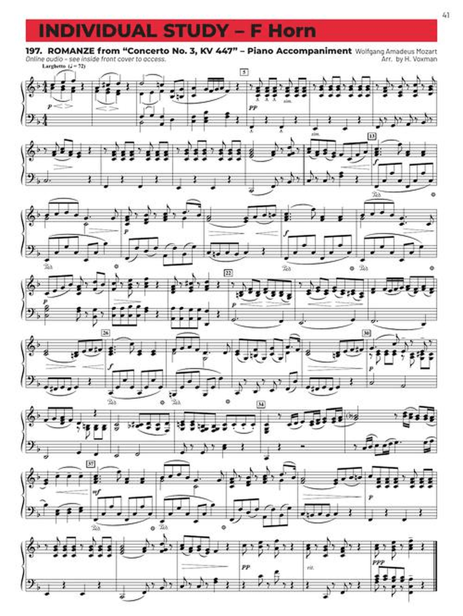 Essential Elements for Band – F Horn Book 2 with EEi Concert Band Methods scores gallery preview page 6