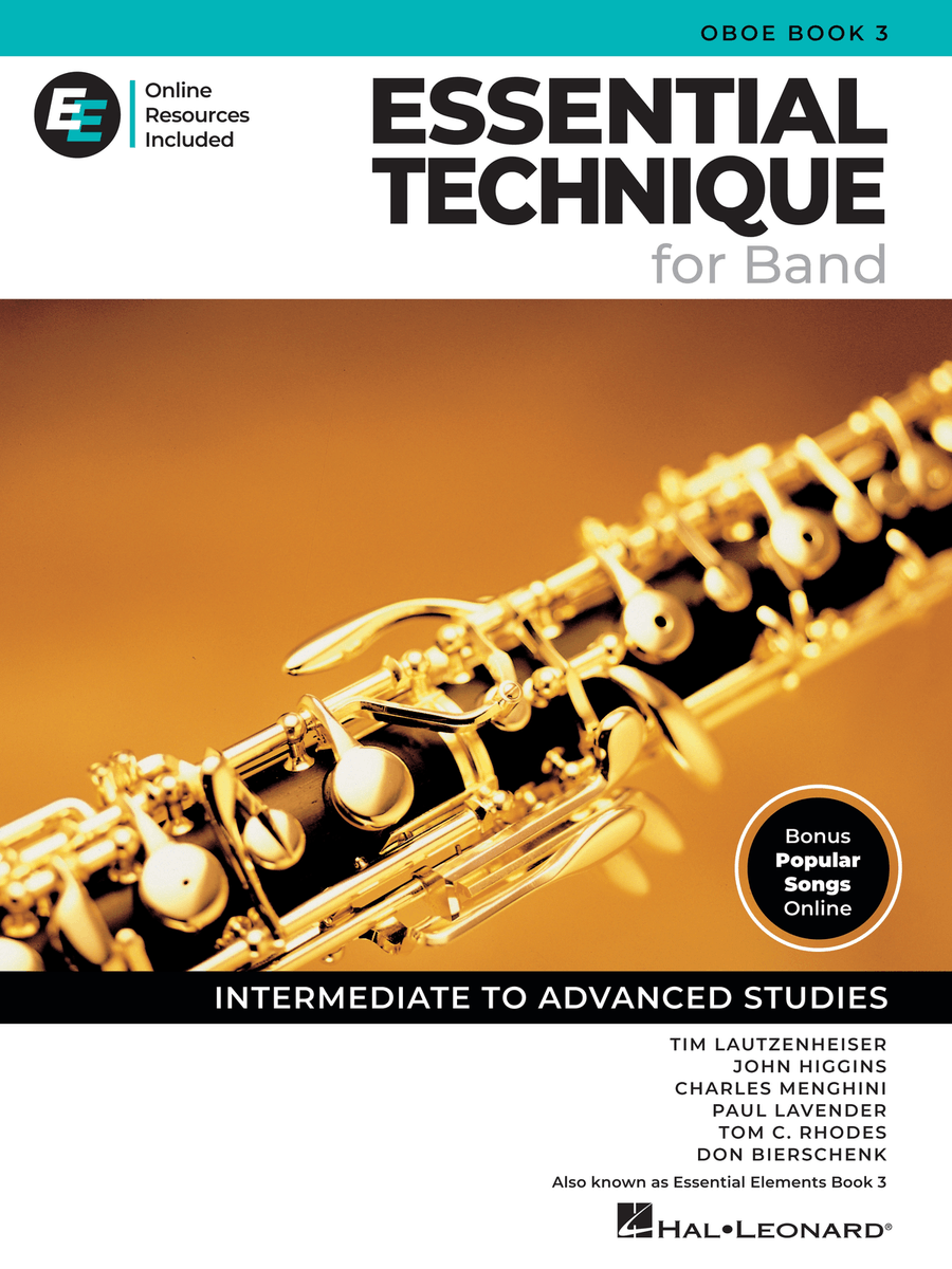 Essential Technique for Band – Oboe Book 3 with Online Resources Concert Band Methods scores gallery preview page 1
