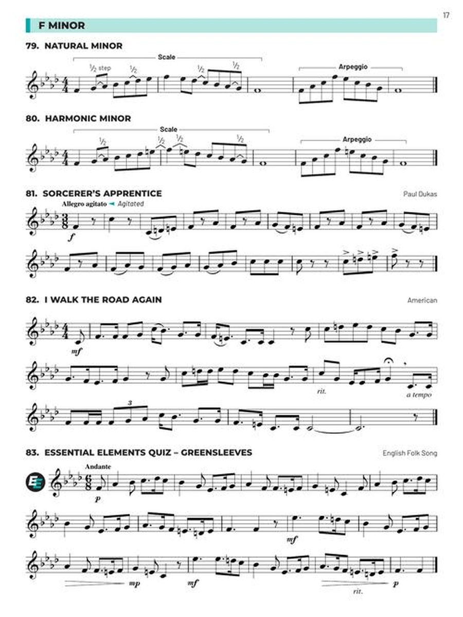 Essential Technique for Band – Oboe Book 3 with Online Resources Concert Band Methods scores gallery preview page 3