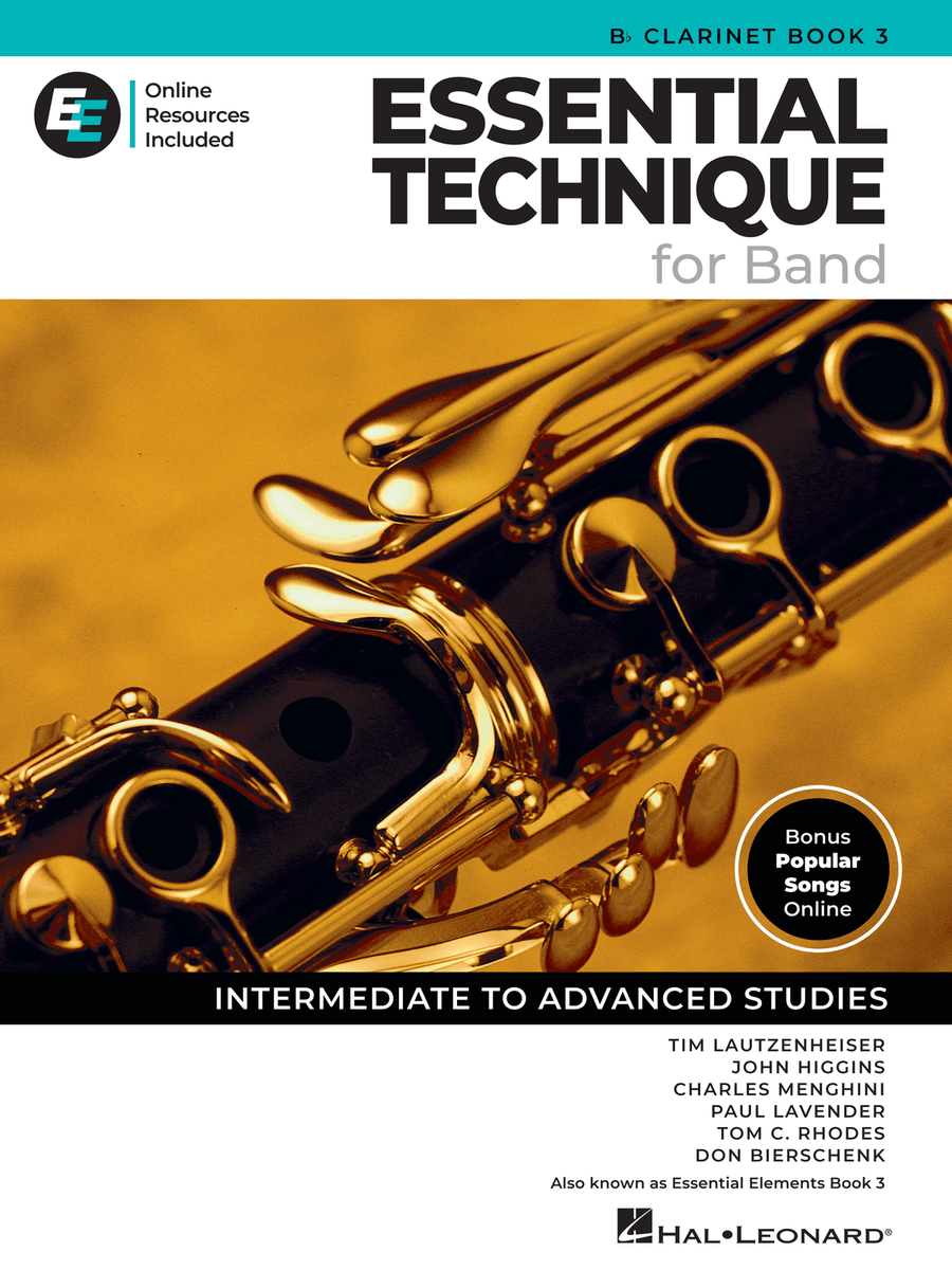 Essential Technique for Band – Bb Clarinet Book 3 with Online Resources Concert Band Methods scores gallery preview page 1