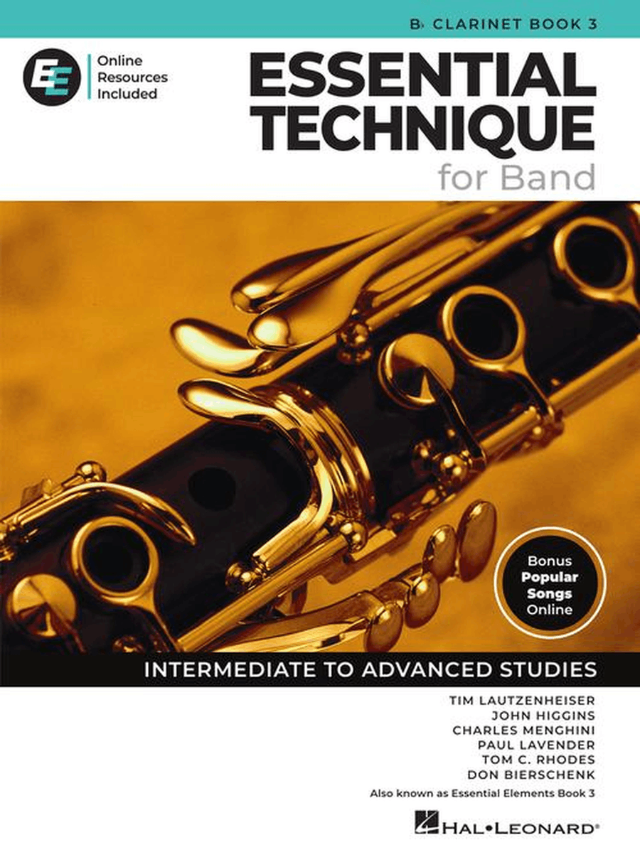 Essential Technique for Band – Bb Clarinet Book 3 with Online Resources Concert Band Methods scores gallery preview page 2