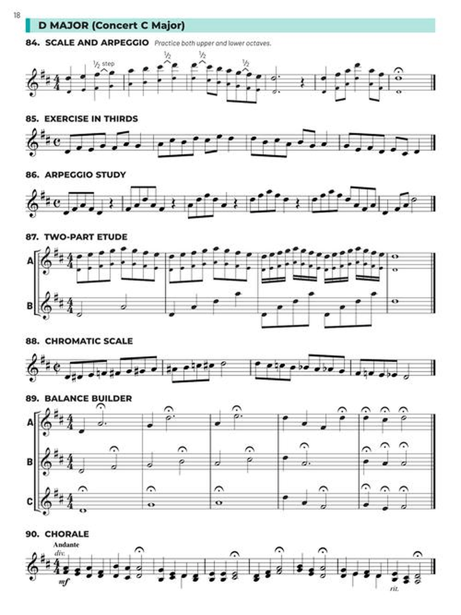 Essential Technique for Band – Bb Clarinet Book 3 with Online Resources Concert Band Methods scores gallery preview page 4