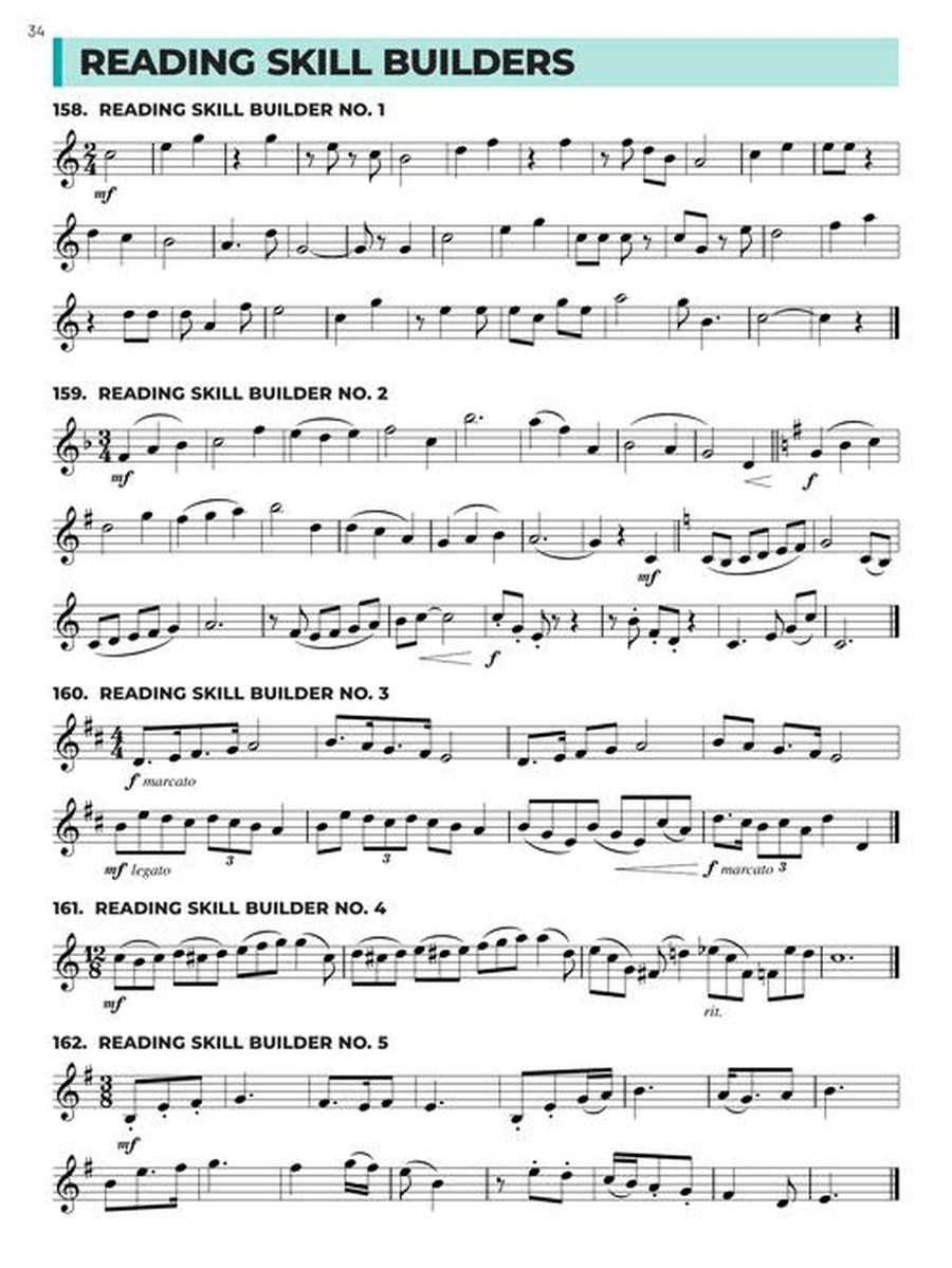 Essential Technique for Band – Bb Clarinet Book 3 with Online Resources Concert Band Methods scores gallery preview page 6