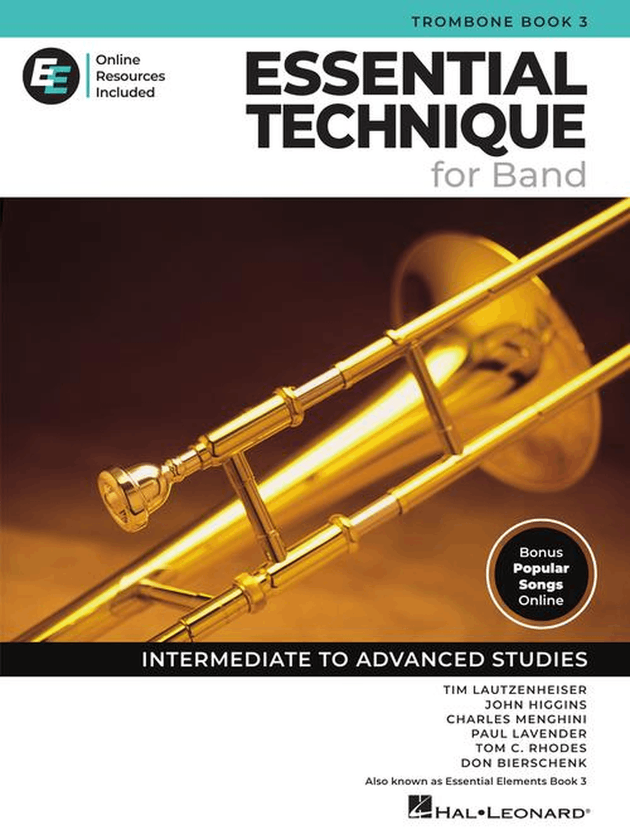 Essential Technique for Band – Trombone Book 3 with Online Resources Concert Band Methods scores gallery preview page 2