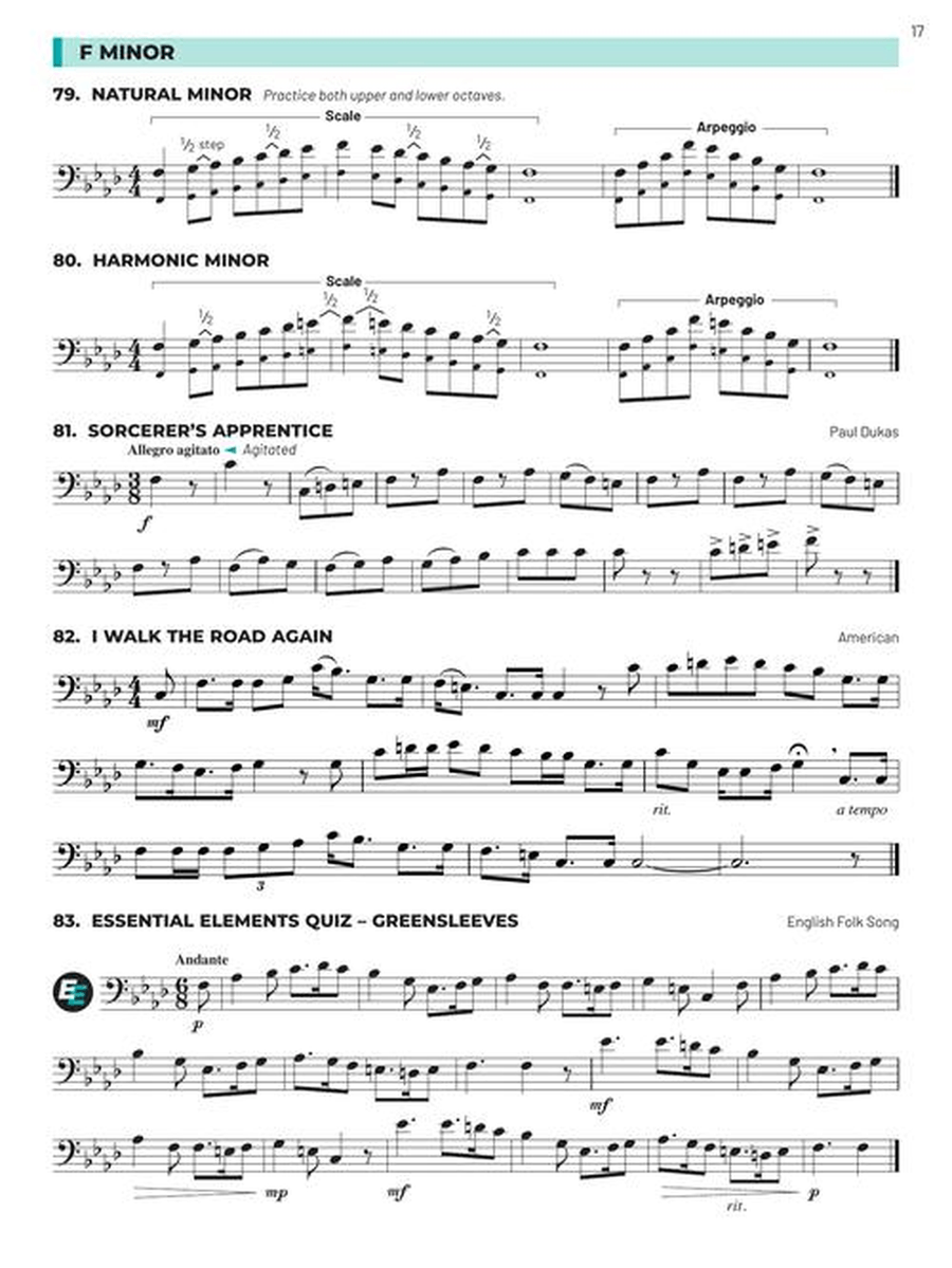 Essential Technique for Band – Trombone Book 3 with Online Resources Concert Band Methods scores gallery preview page 3