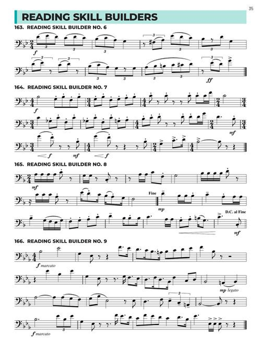 Essential Technique for Band – Trombone Book 3 with Online Resources Concert Band Methods scores gallery preview page 7