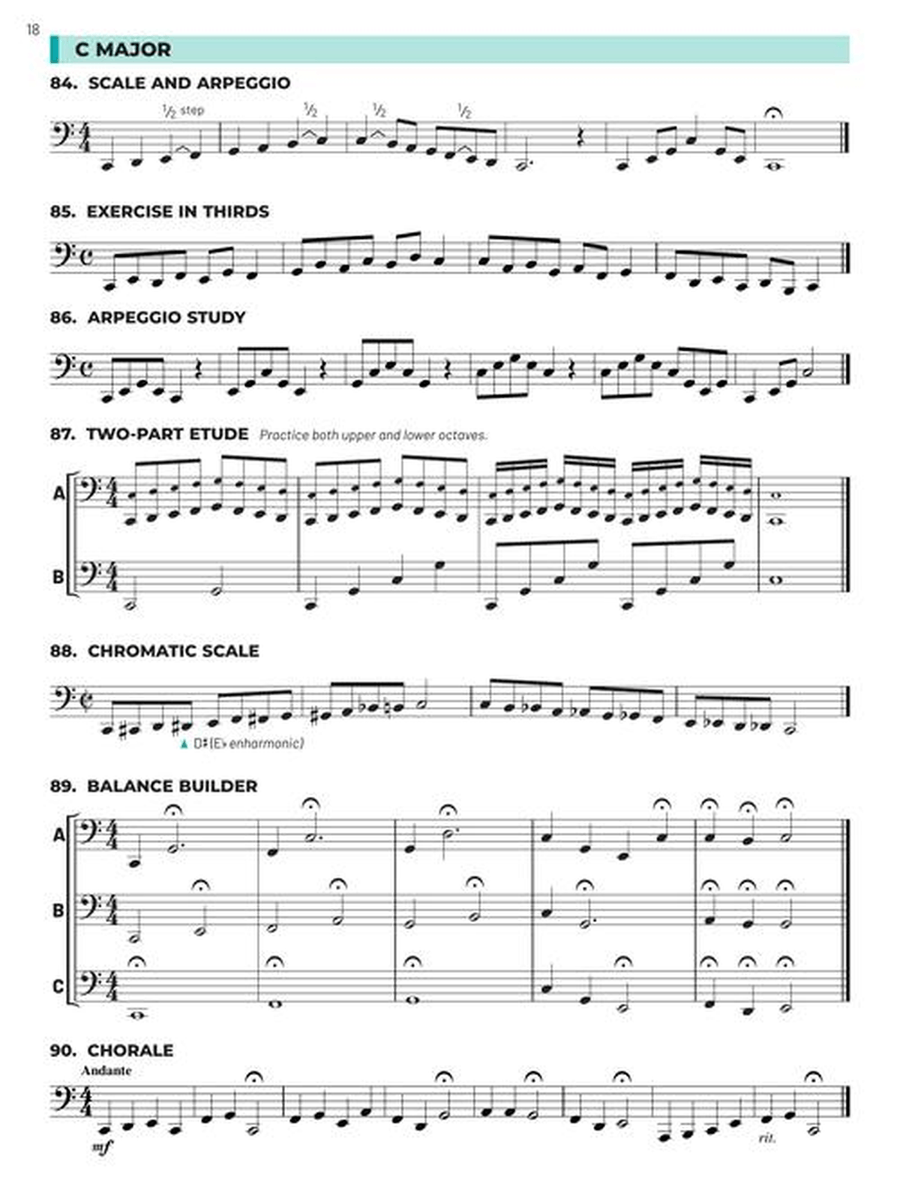 Essential Technique for Band – Tuba Book 3 with Online Resources Concert Band Methods scores gallery preview page 4