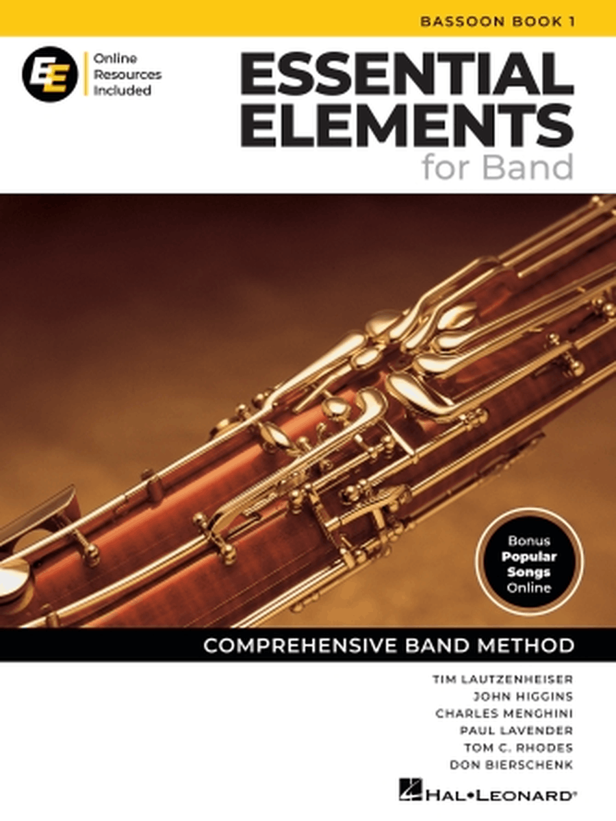 Essential Elements for Band – Bassoon Book 1 with Online Resources Concert Band Methods scores gallery preview page 1