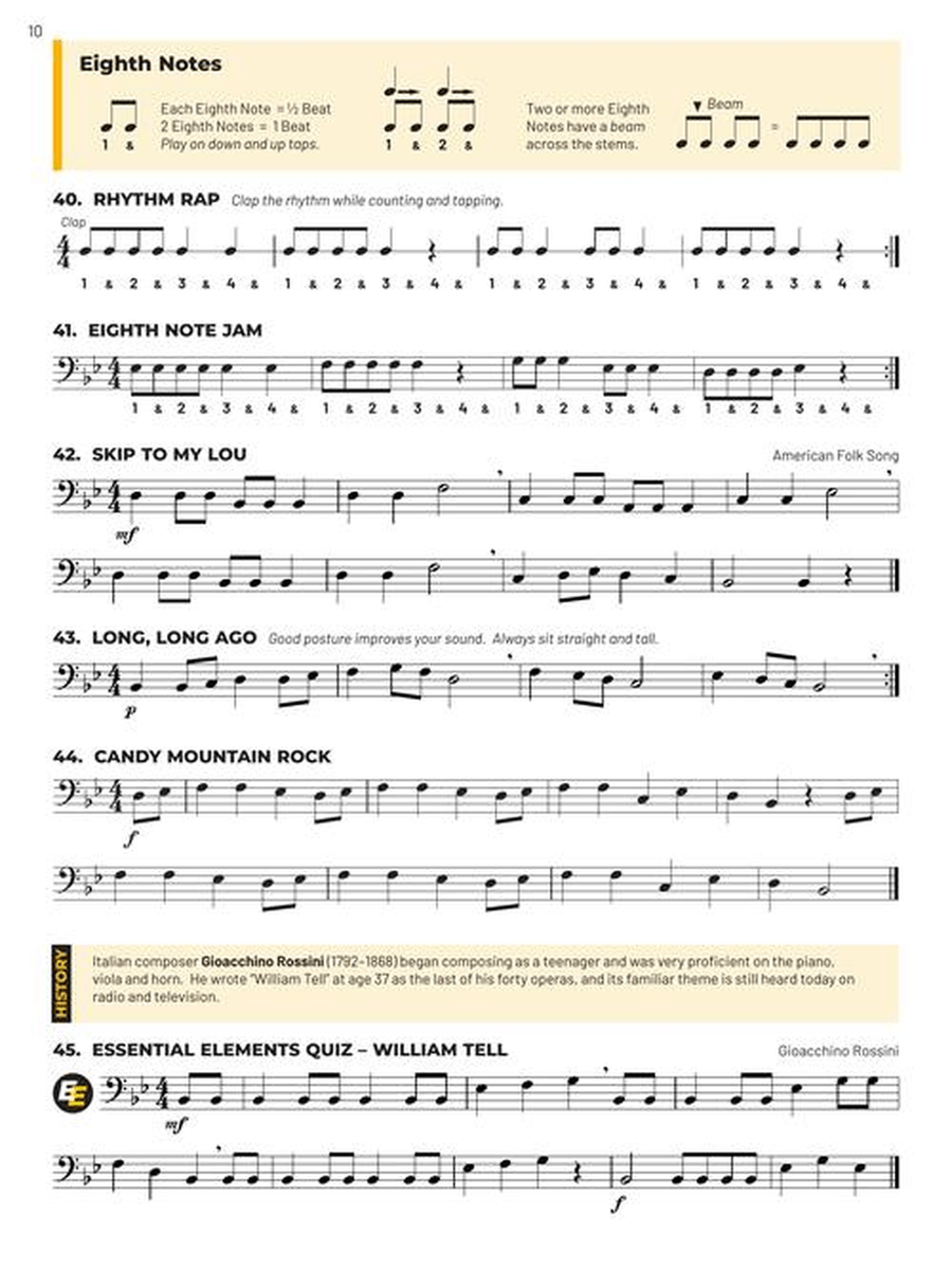 Essential Elements for Band – Bassoon Book 1 with Online Resources Concert Band Methods scores gallery preview page 4
