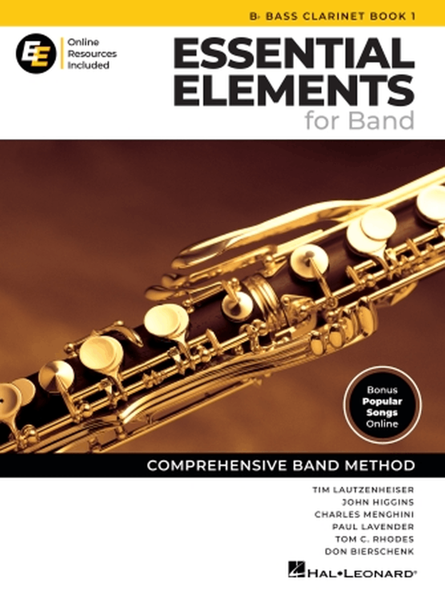 Essential Elements for Band – Bb Bass Clarinet with Online Resources Concert Band Methods scores gallery preview page 1