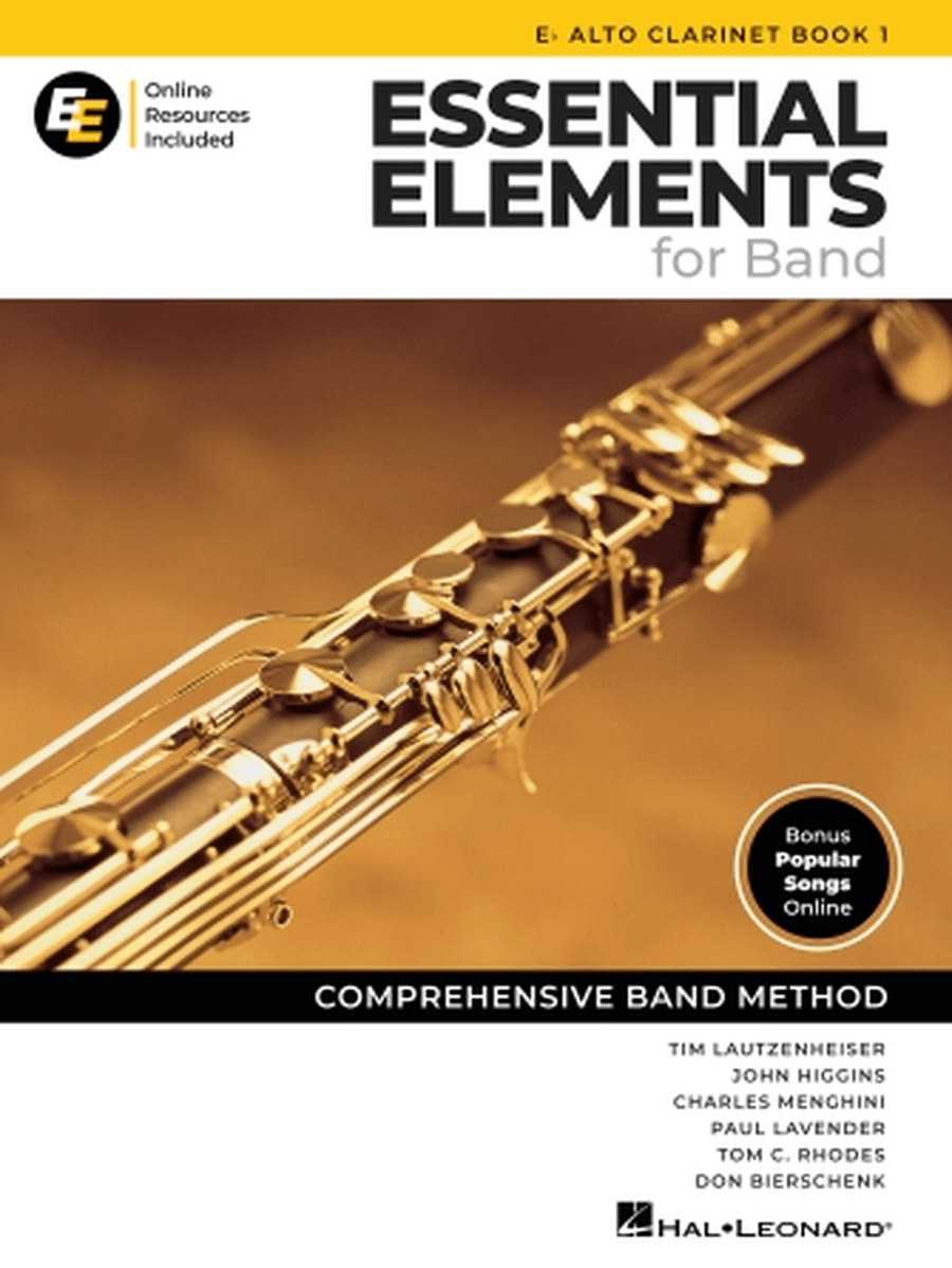 Essential Elements for Band – Eb Alto Clarinet Book 1 with Online Resources Concert Band Methods scores gallery preview page 1