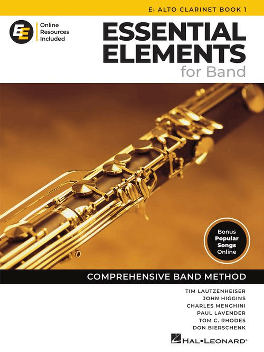 Essential Elements for Band – Eb Alto Clarinet Book 1 with Online Resources Concert Band Methods scores gallery preview page 2