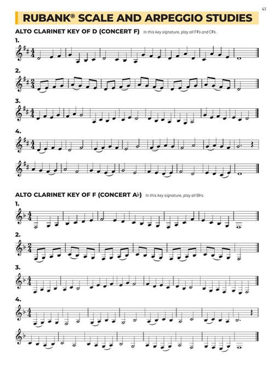 Essential Elements for Band – Eb Alto Clarinet Book 1 with Online Resources Concert Band Methods scores gallery preview page 6