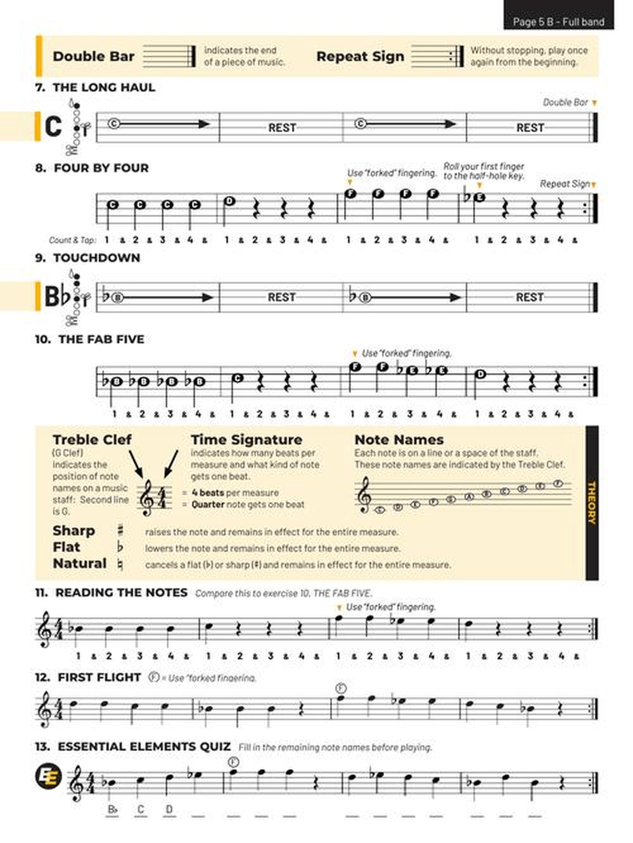 Essential Elements for Band – Oboe Book 1 with Online Resources Concert Band Methods scores gallery preview page 4