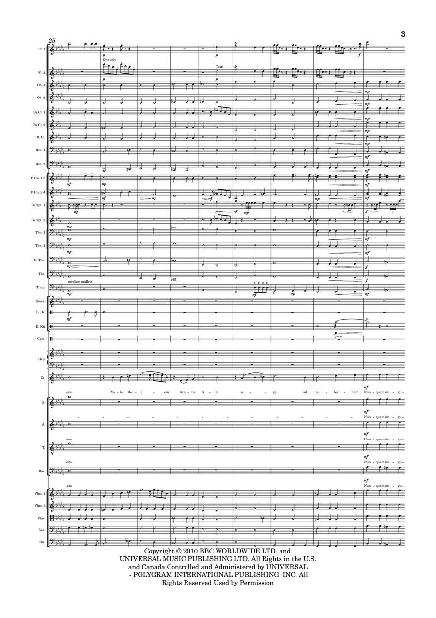 Vale Decem Vale Decem Full Orchestra scores gallery preview page 3
