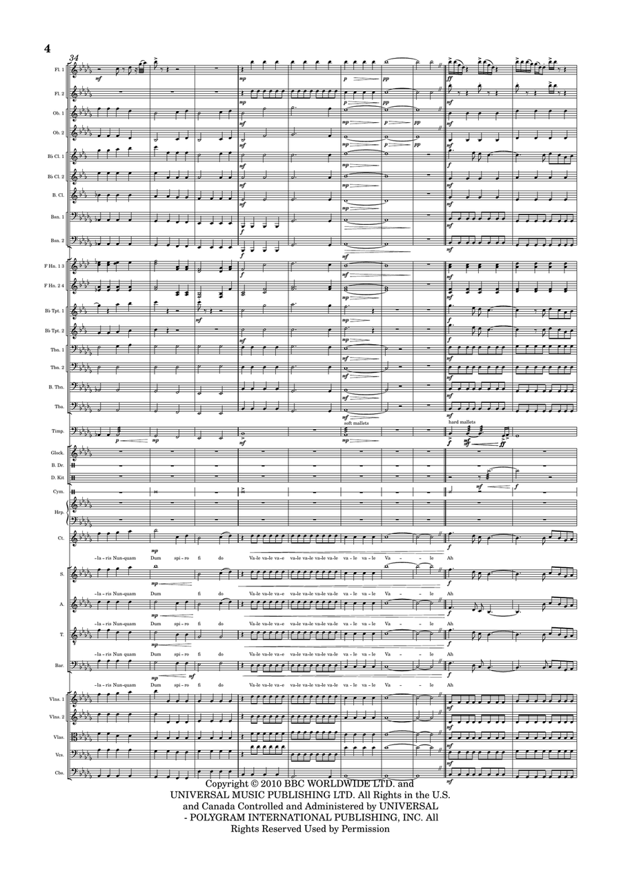 Vale Decem Vale Decem Full Orchestra scores gallery preview page 4
